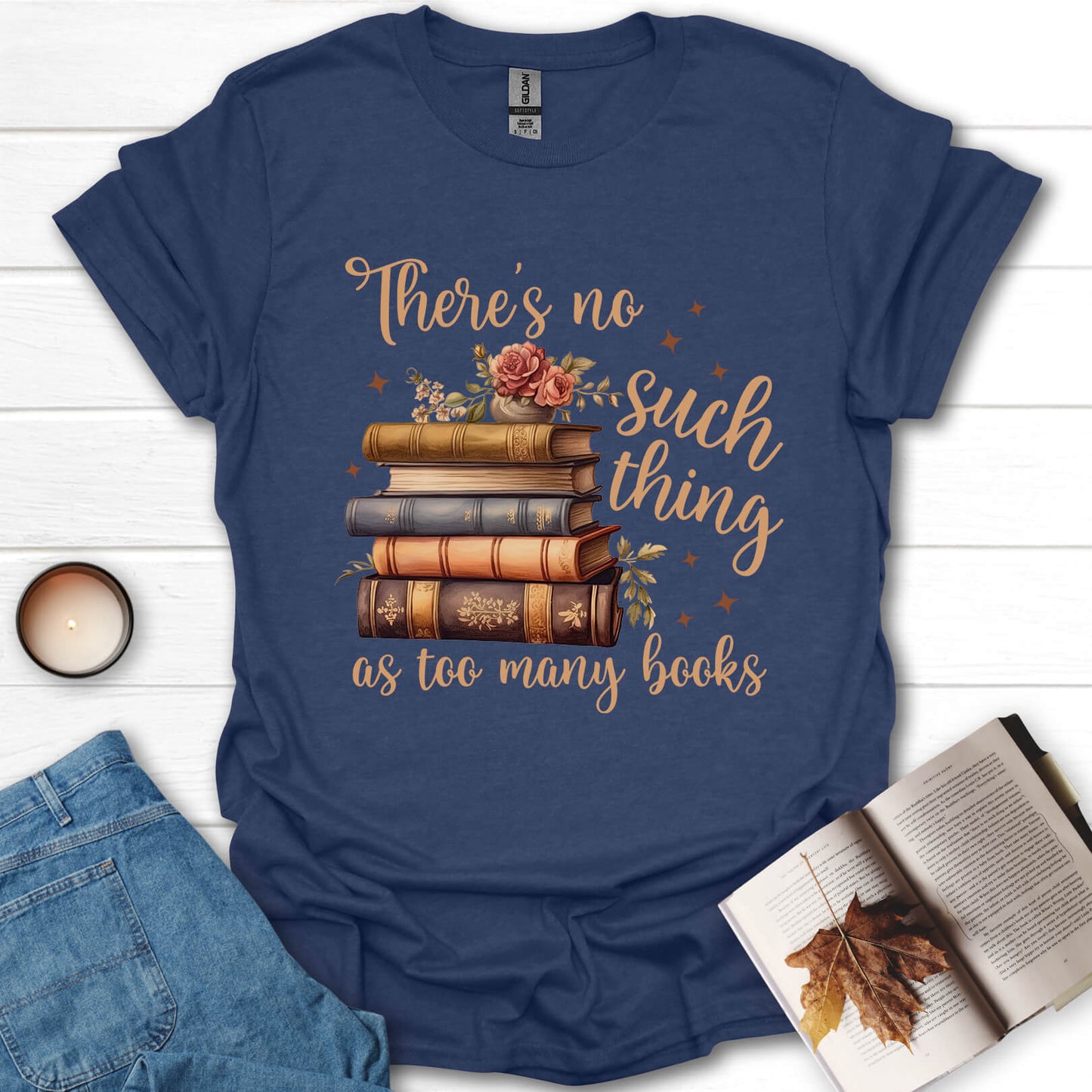 Too Many Books T-Shirt