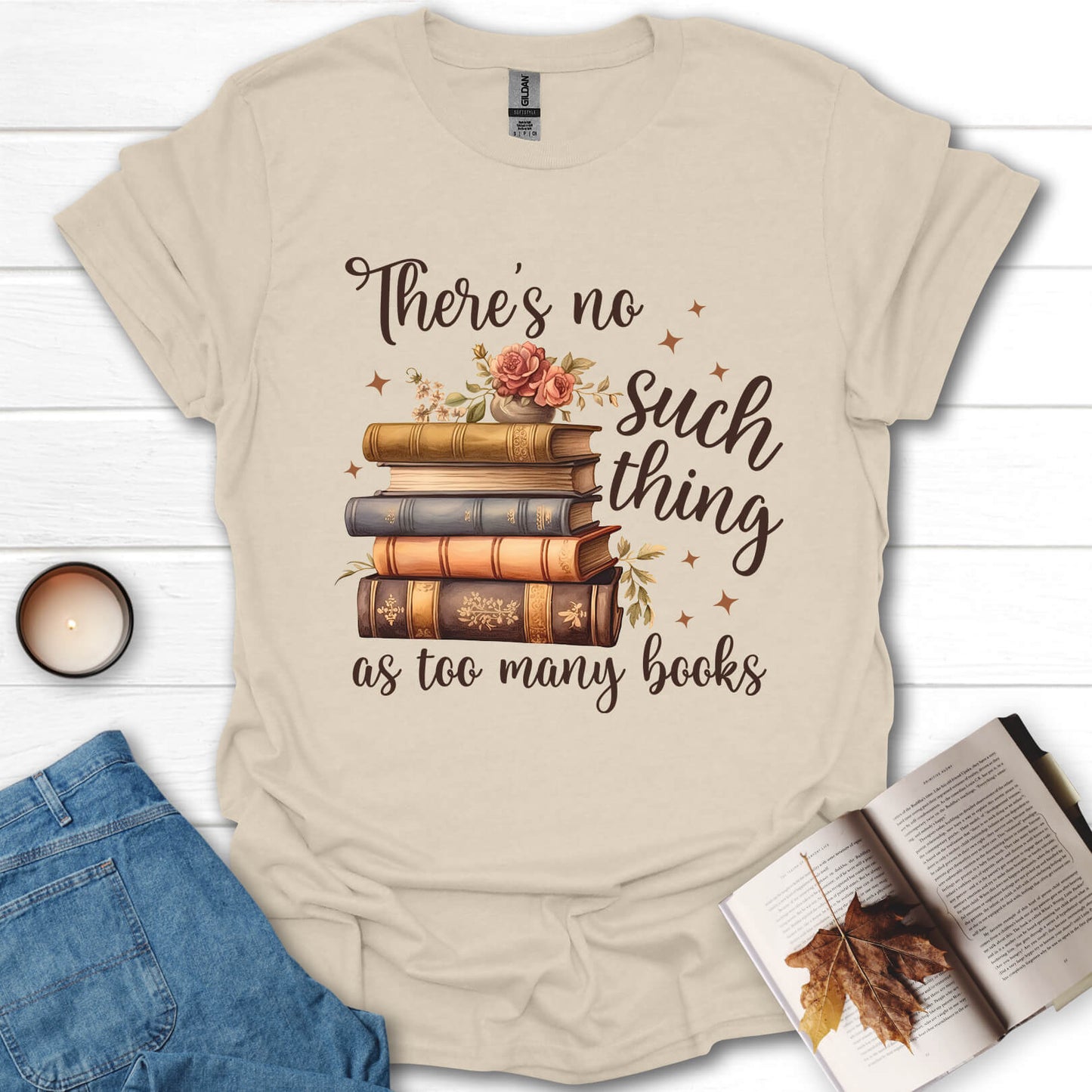 Too Many Books T-Shirt