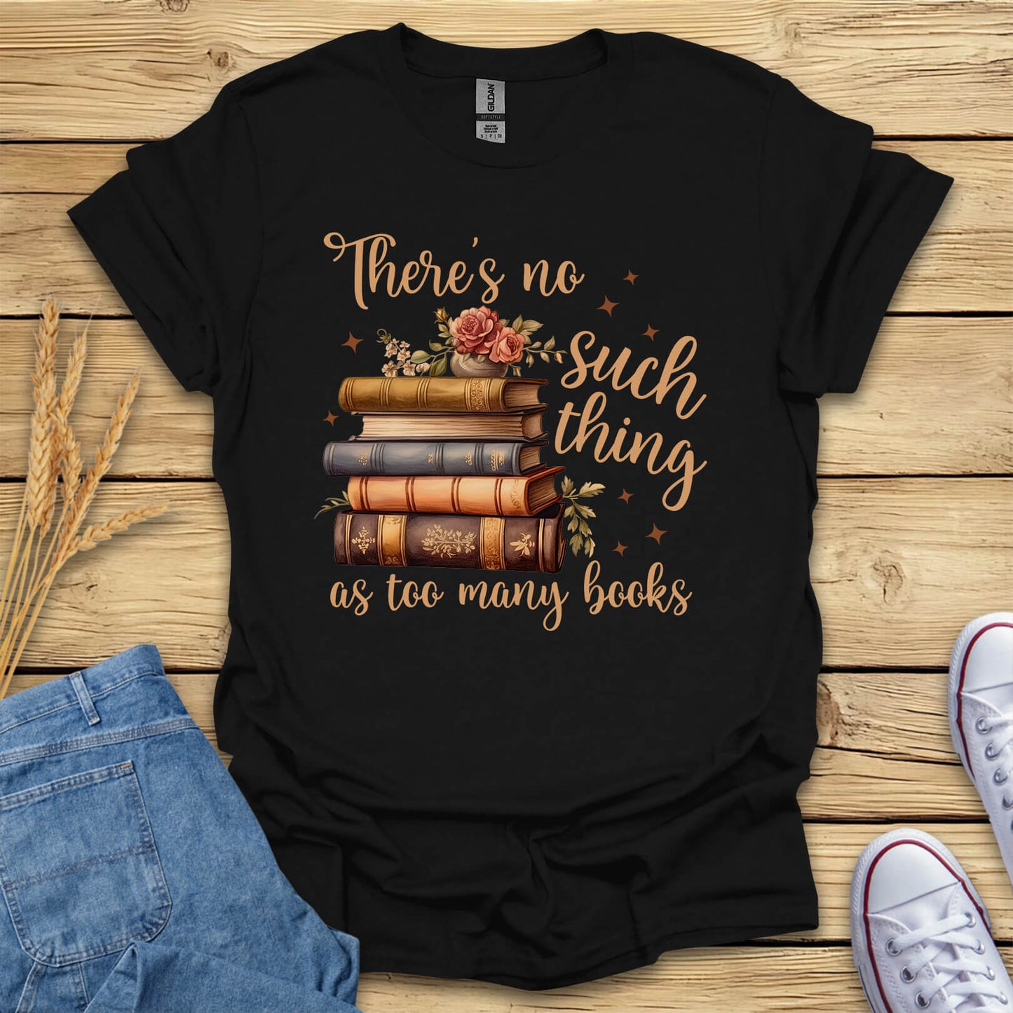 Too Many Books T-Shirt