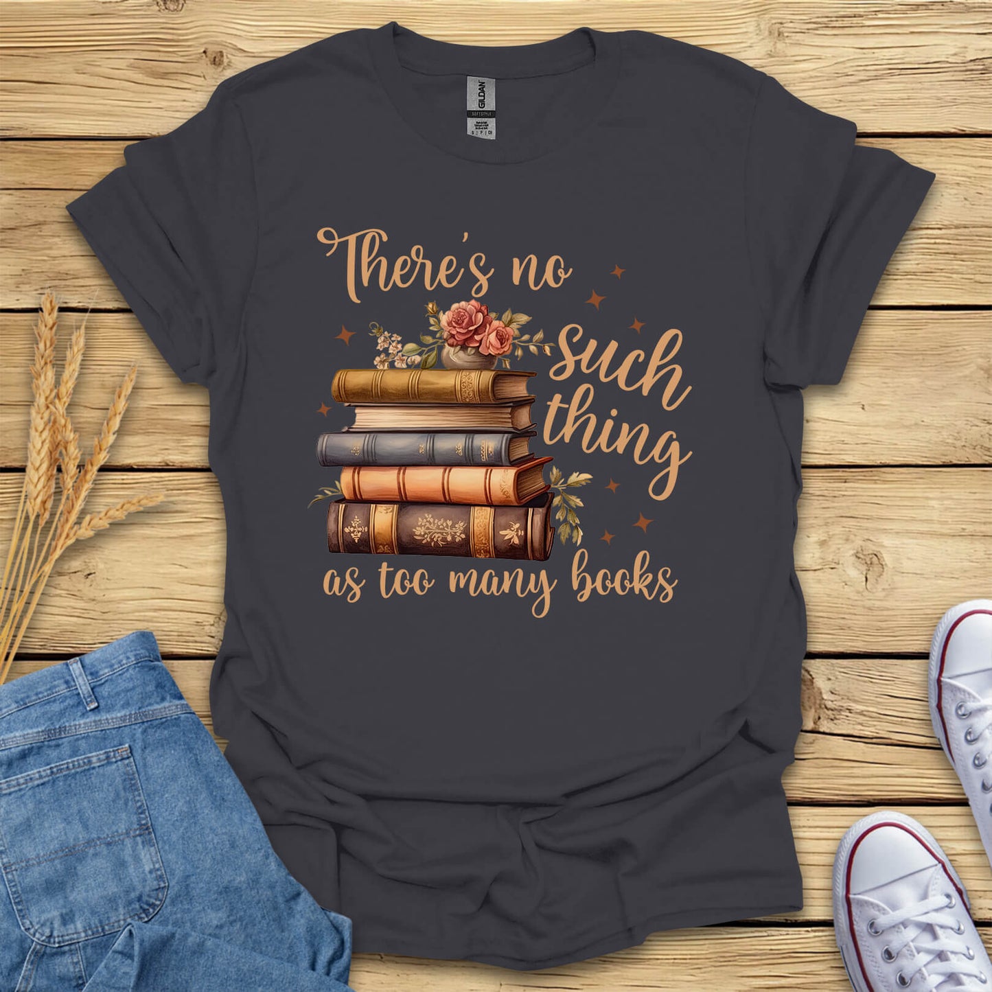 Too Many Books T-Shirt