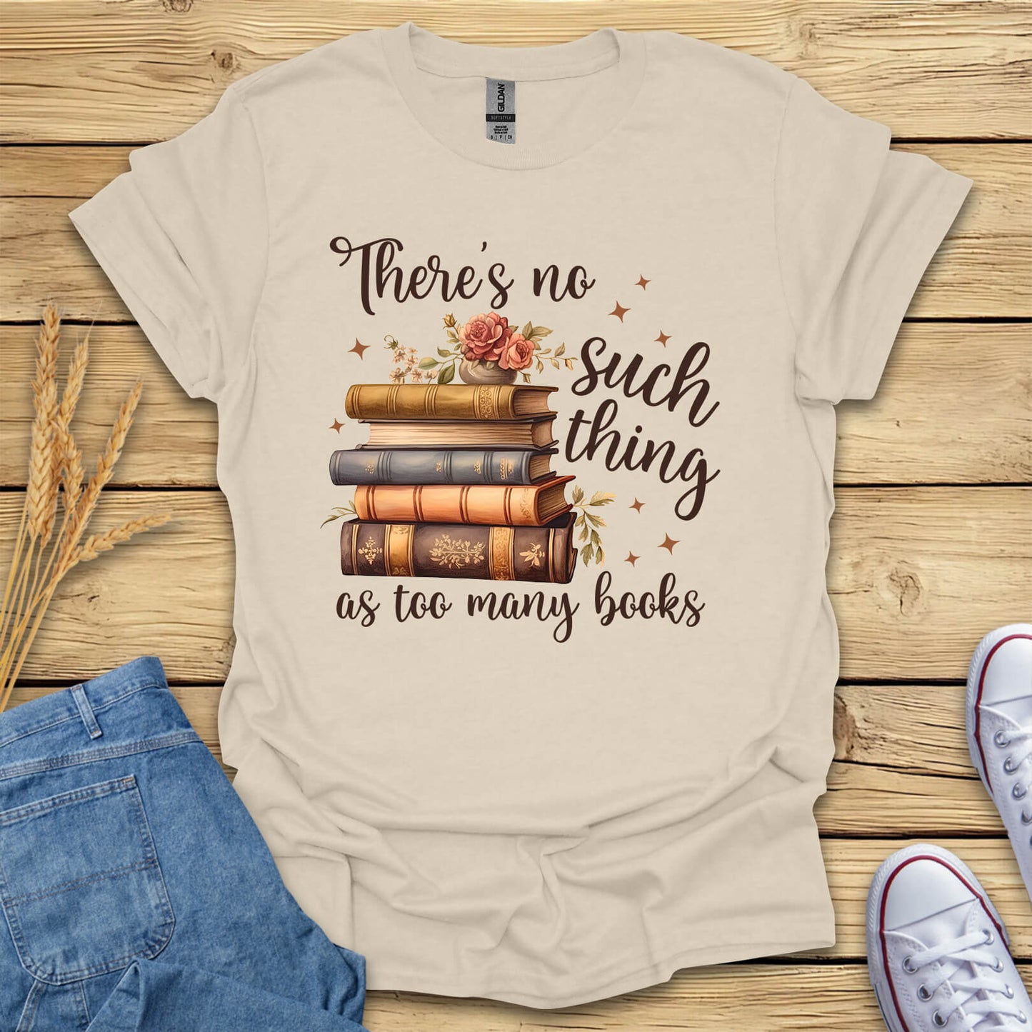 Too Many Books T-Shirt