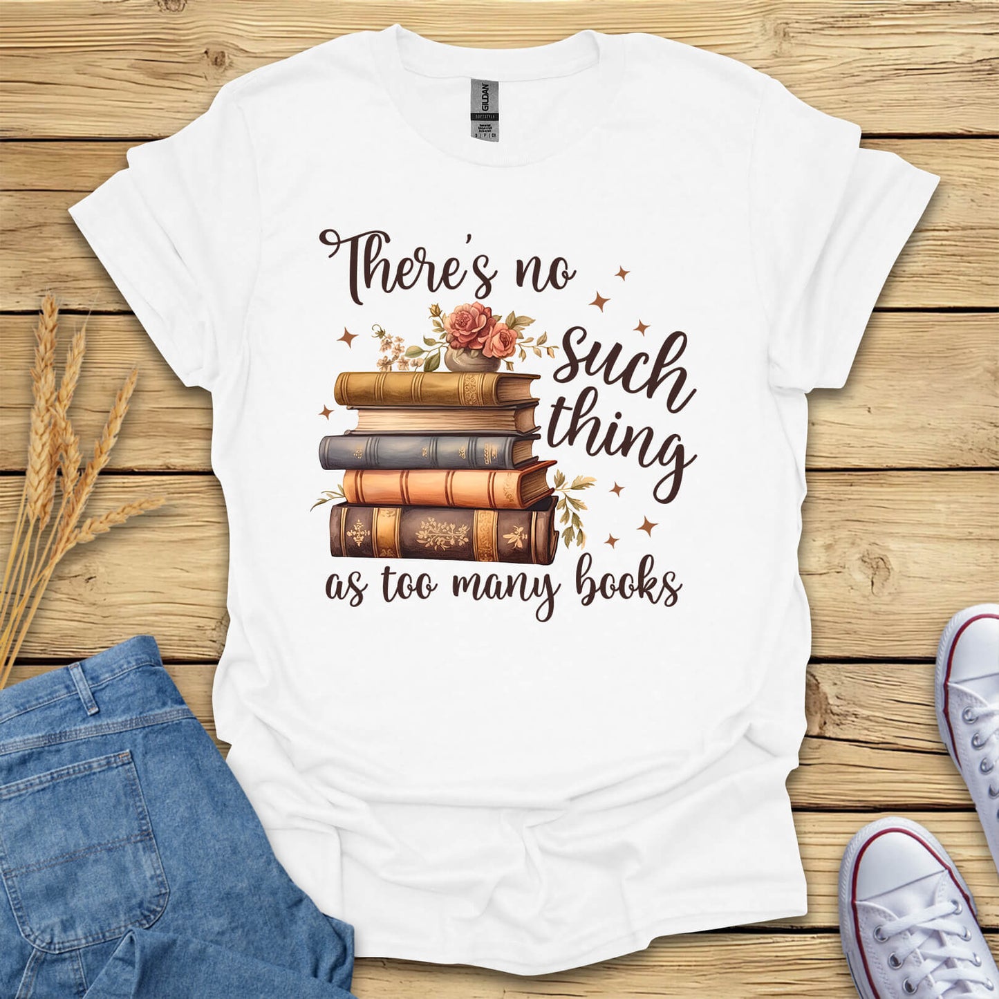 Too Many Books T-Shirt