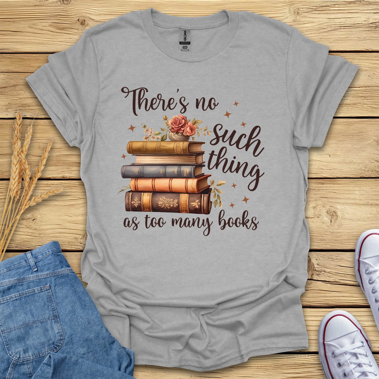 Too Many Books T-Shirt