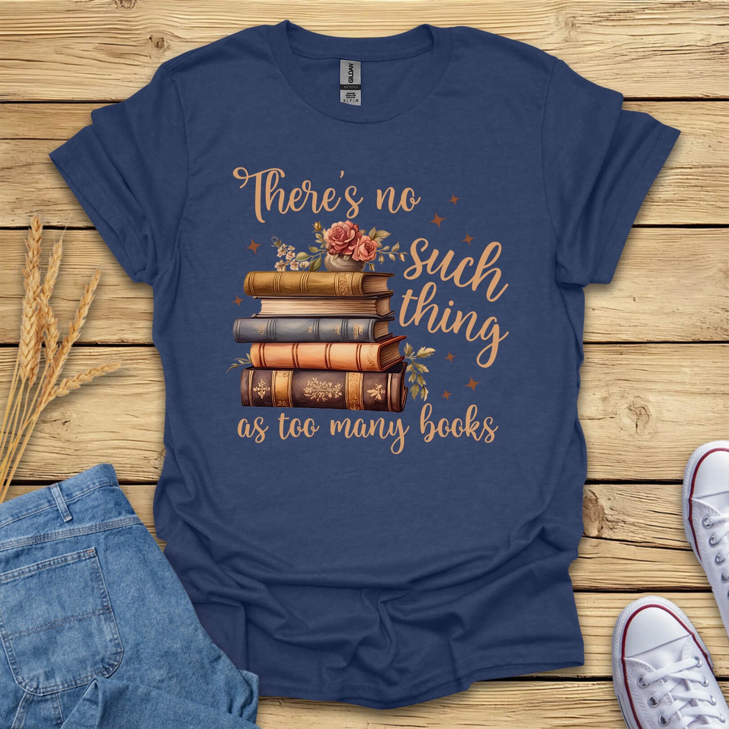 Too Many Books T-Shirt