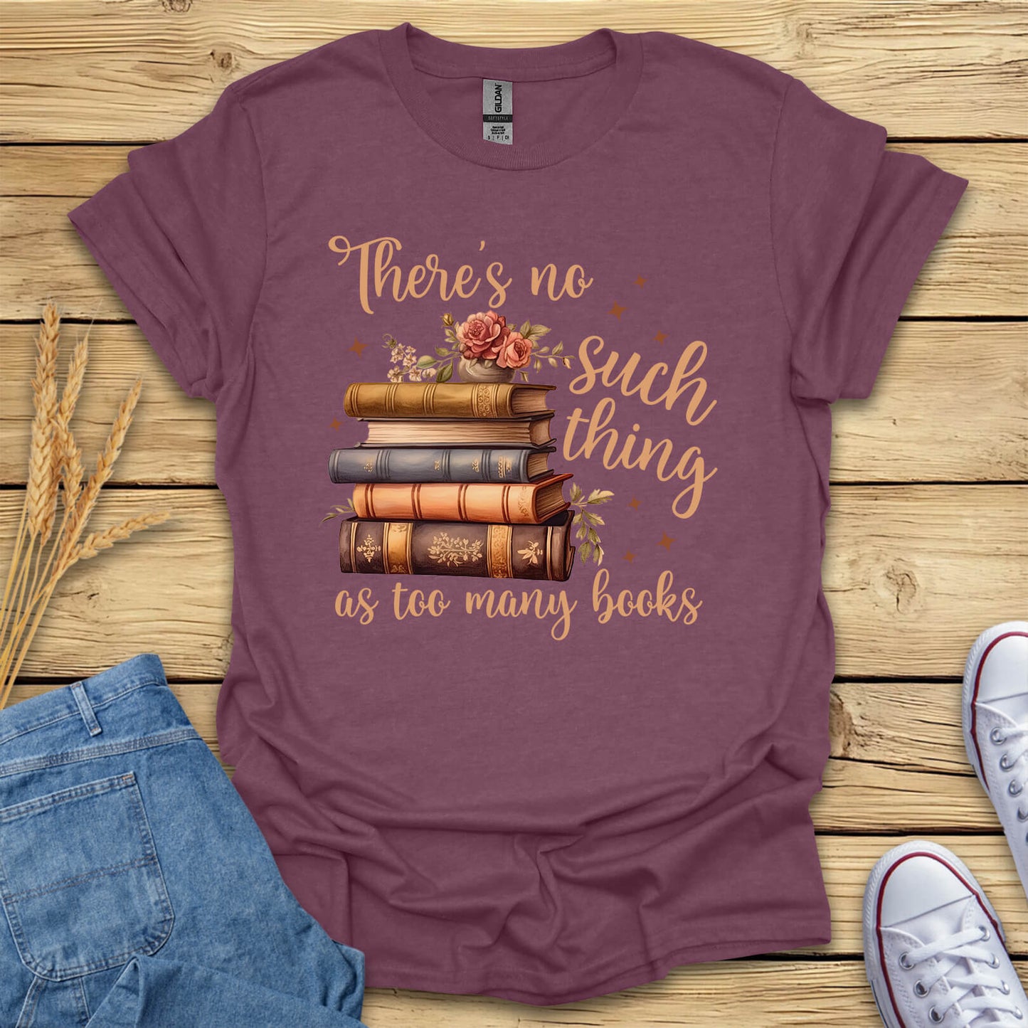 Too Many Books T-Shirt