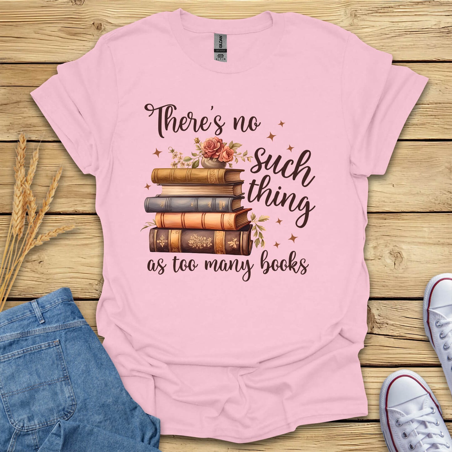 Too Many Books T-Shirt