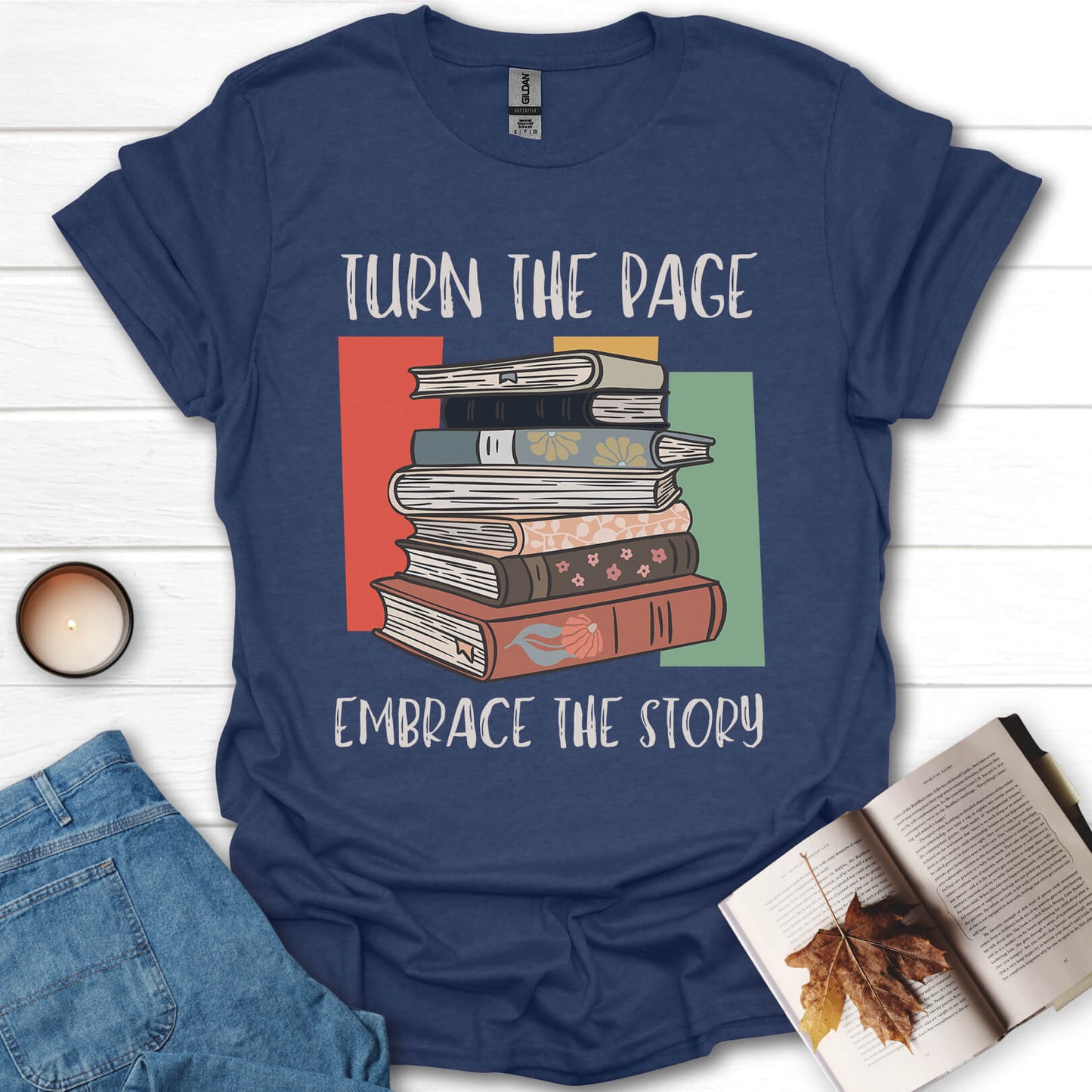 Turn The Page Embrace The Story T-Shirt