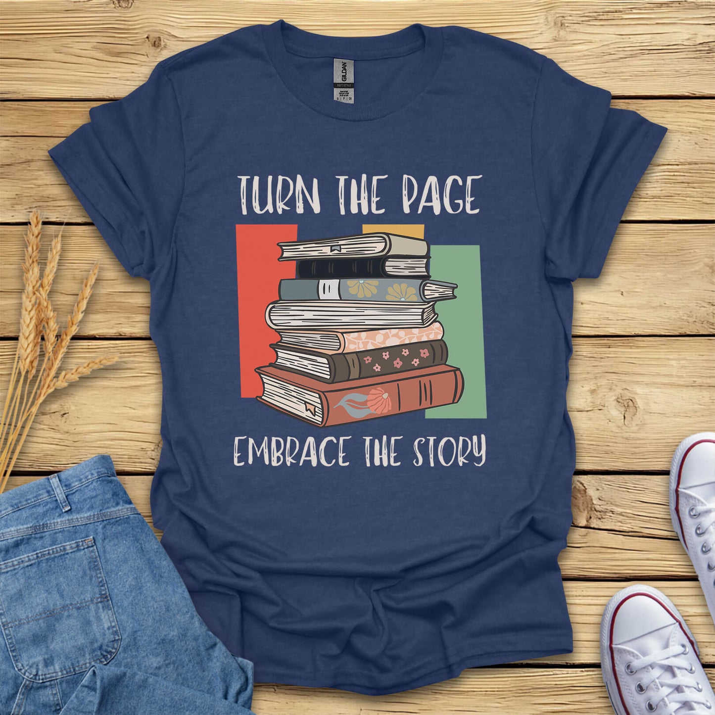 Turn The Page Embrace The Story T-Shirt