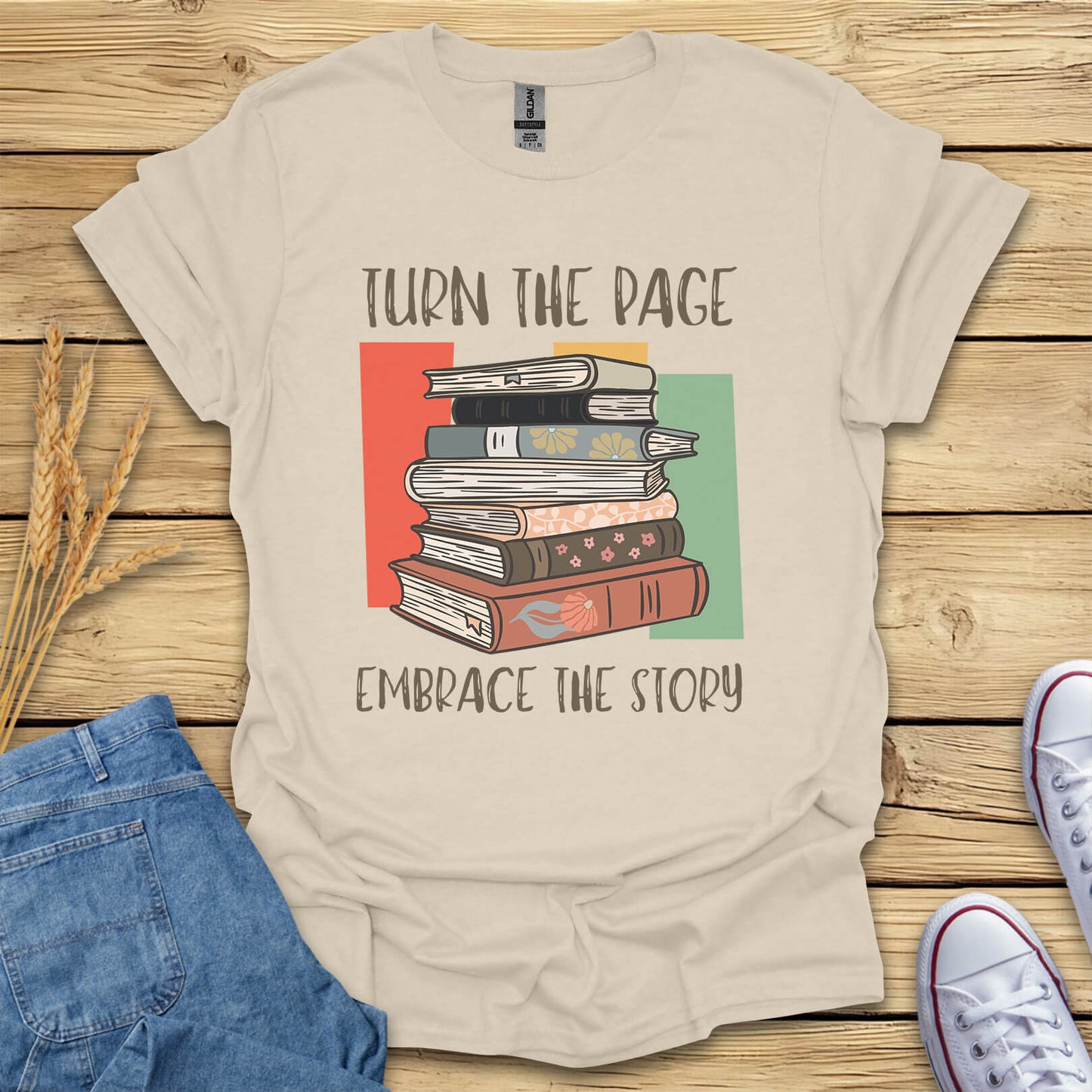 Turn The Page Embrace The Story T-Shirt