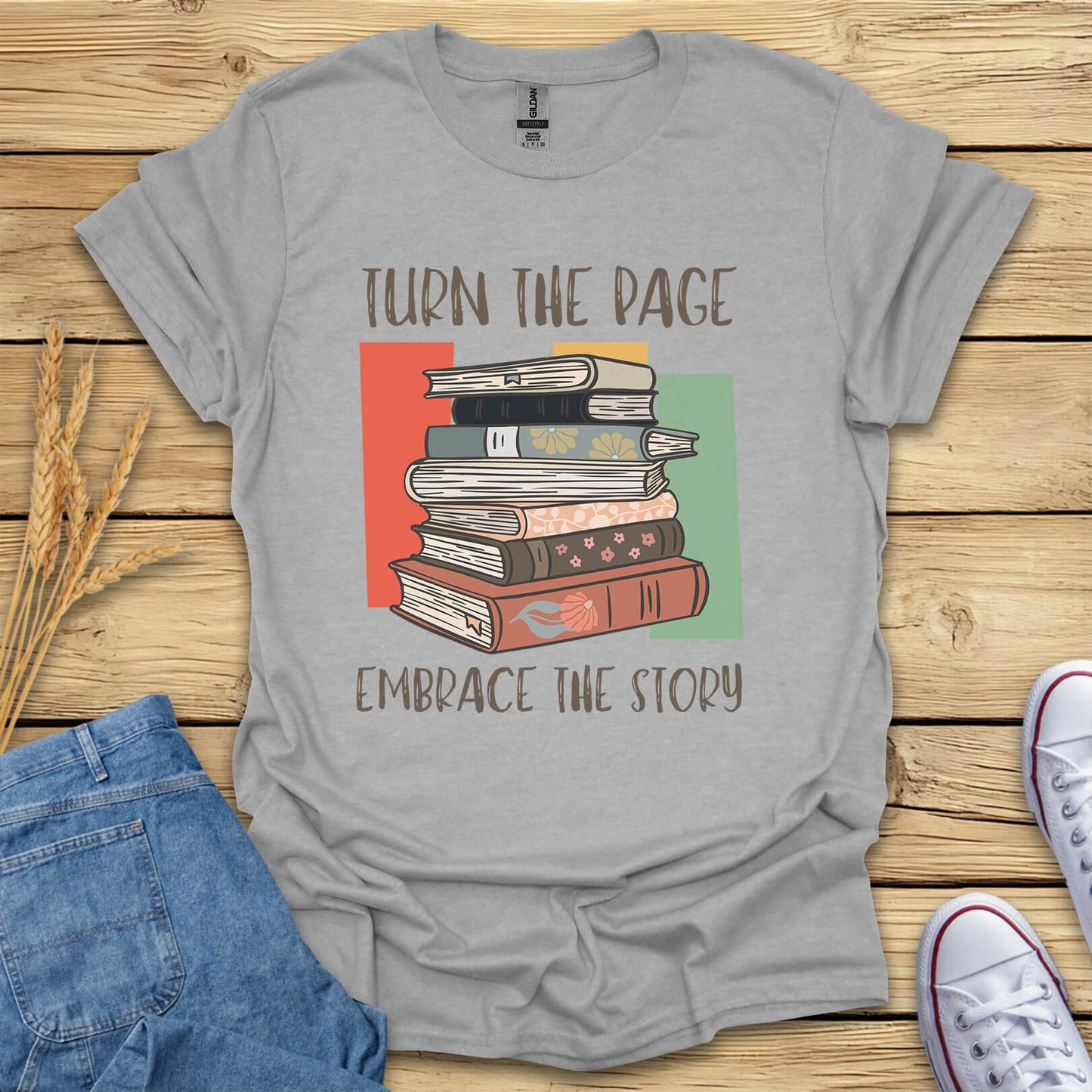 Turn The Page Embrace The Story T-Shirt